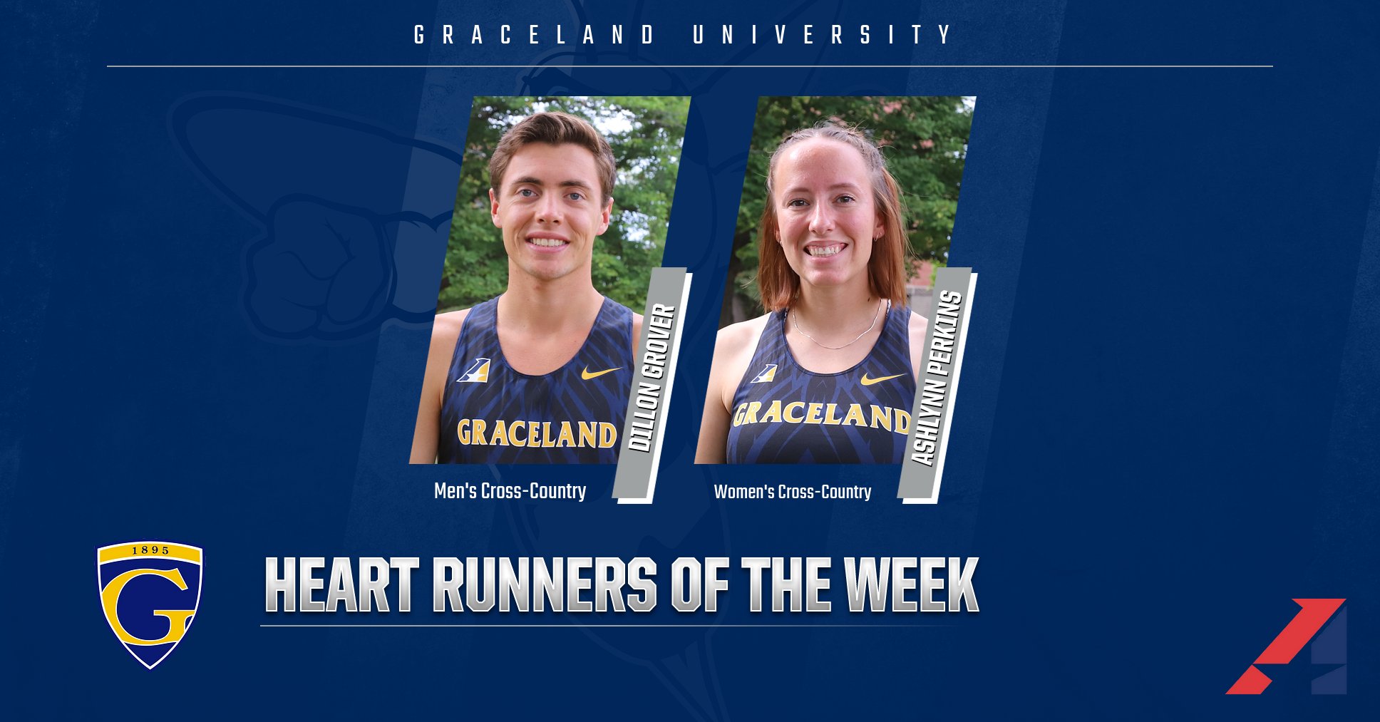 Graceland Sweeps Heart Cross Country Runner of the Week Awards