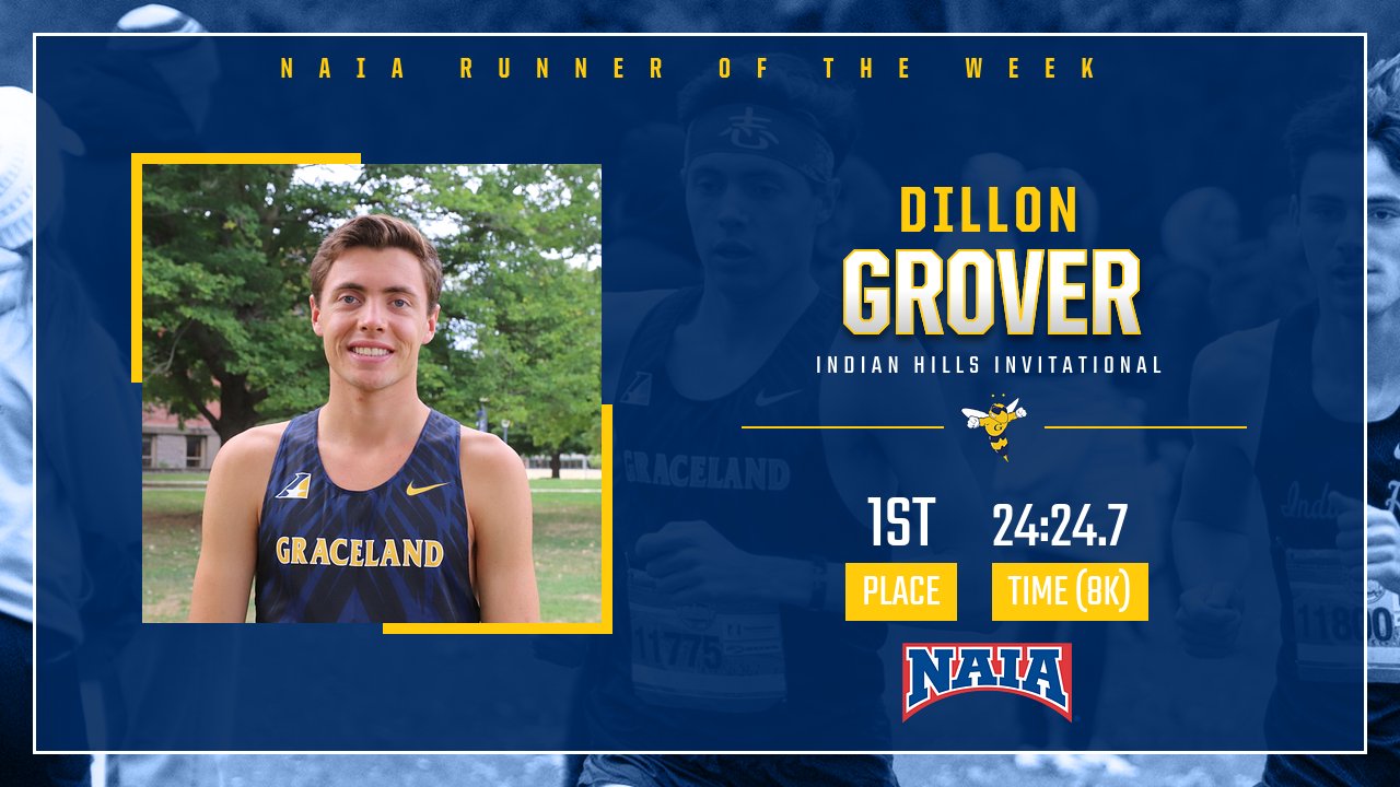 Grover Earned NAIA Runner of the Week