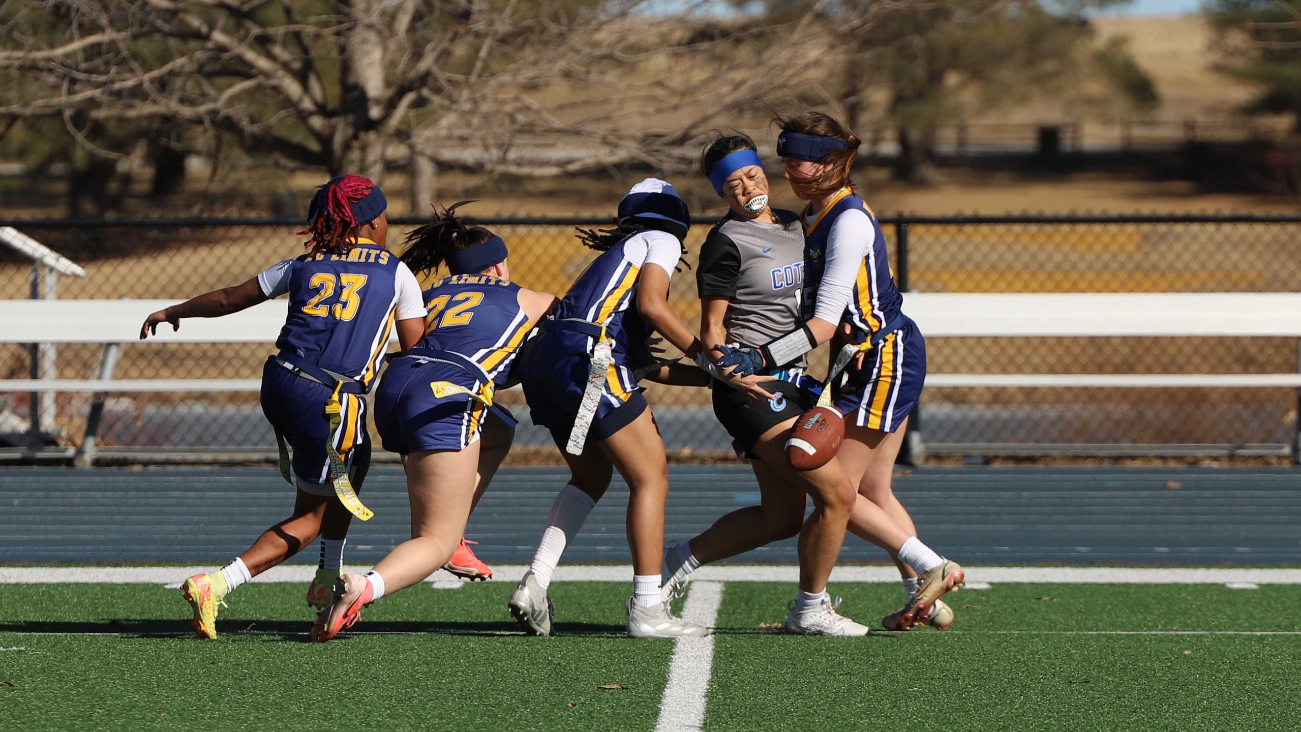 Graceland Women’s Flag Football Falls to William Woods in Road Matchup