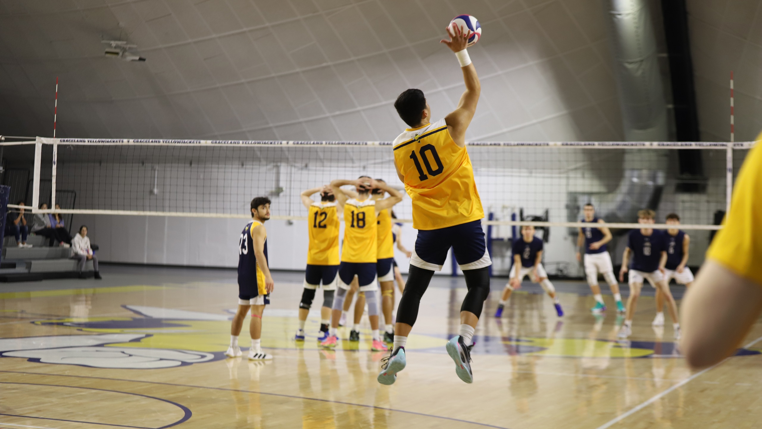 Men's Volleyball Opens Play with Competitive Matches Against Rockhurst and Ottawa