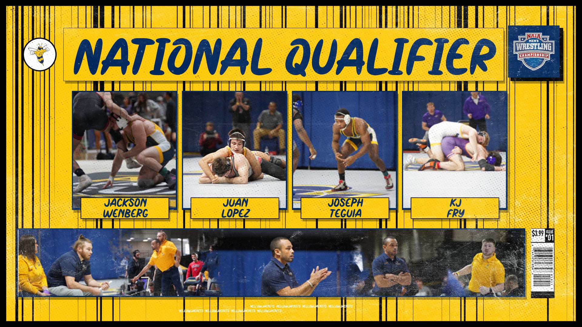 23-24 Men's Wrestling National Qualifiers Announced