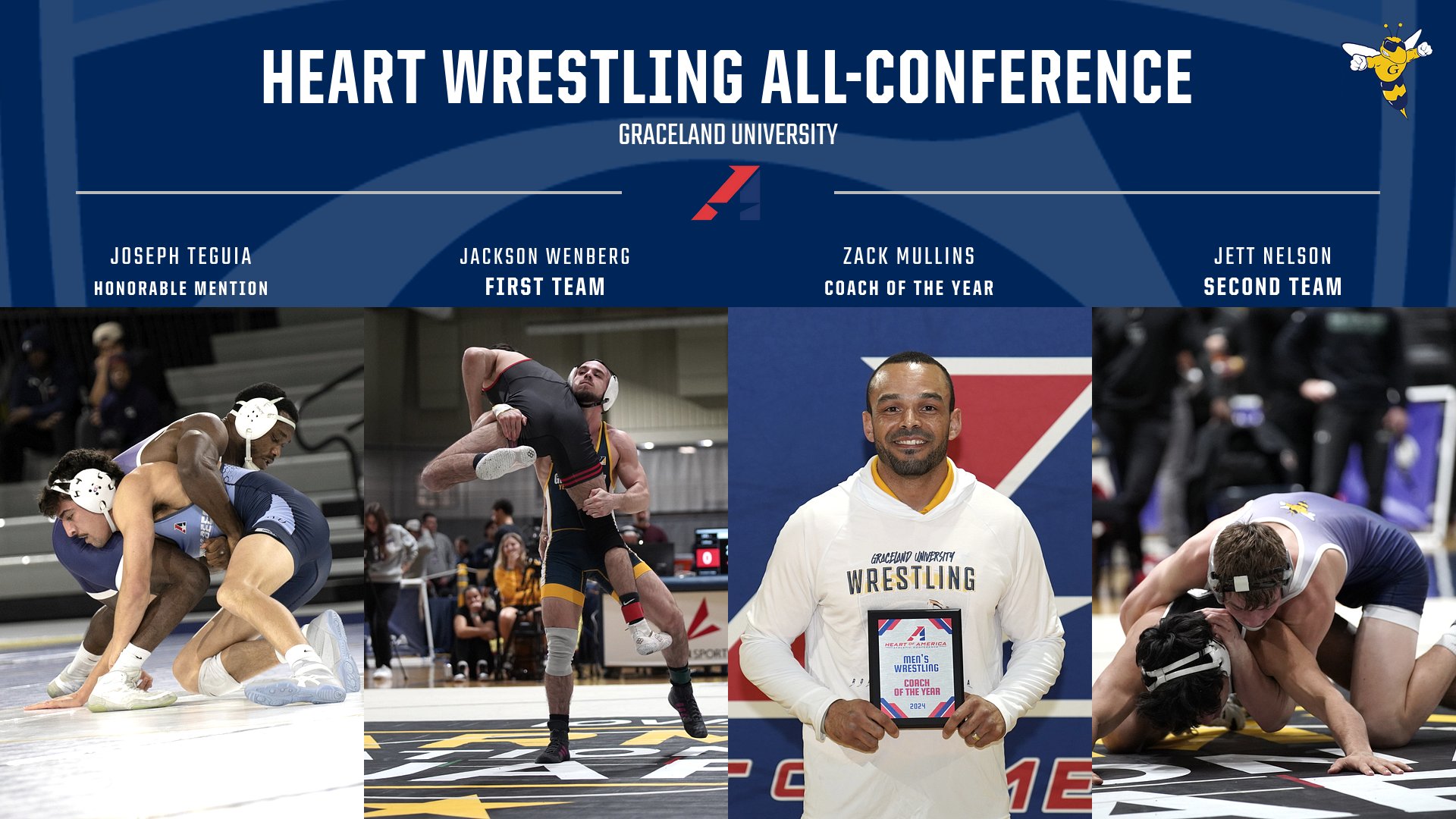 Three Earned All-Conference Honors; Mullins Named Coach of the Year