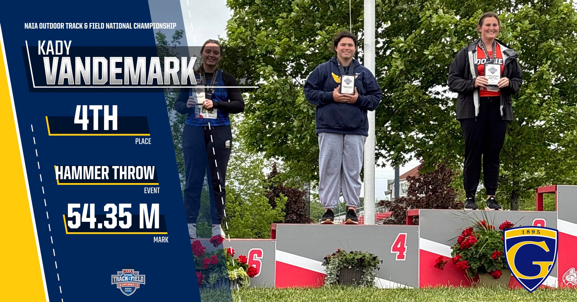 Graceland's Kady Vandemark Claims NAIA All-American Honors in Hammer Throw