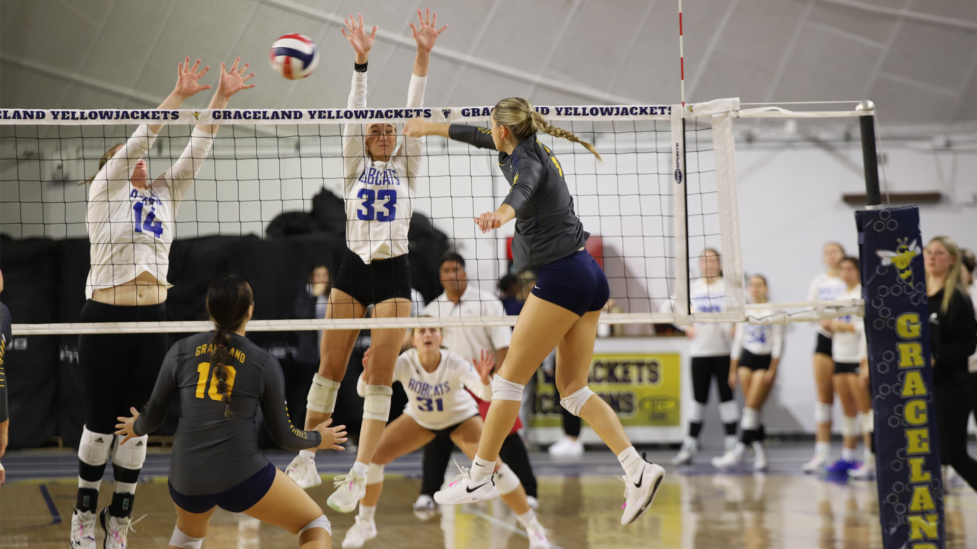 Women's Volleyball Concludes Season Against Bobcats